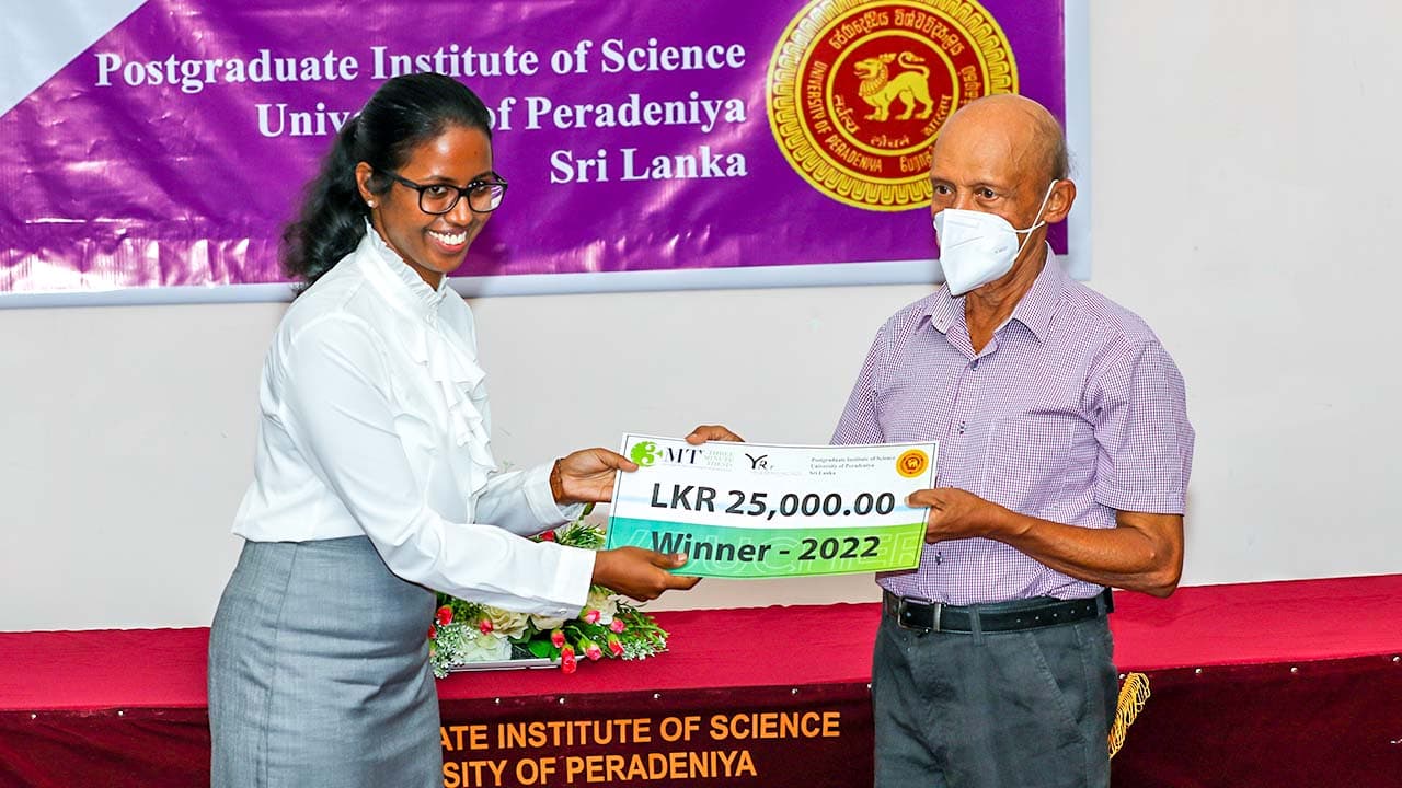 Three-Minute Thesis Competition Winner