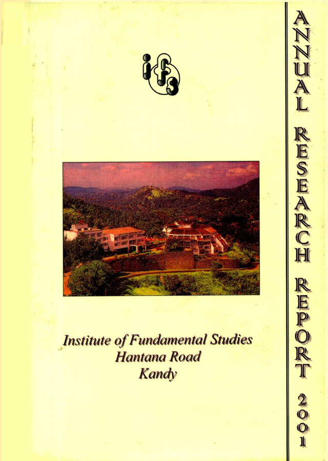 Annual Research Review 2001 EN