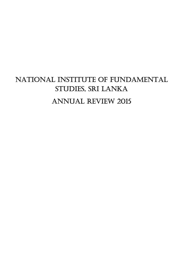 Annual Research Review 2015 EN