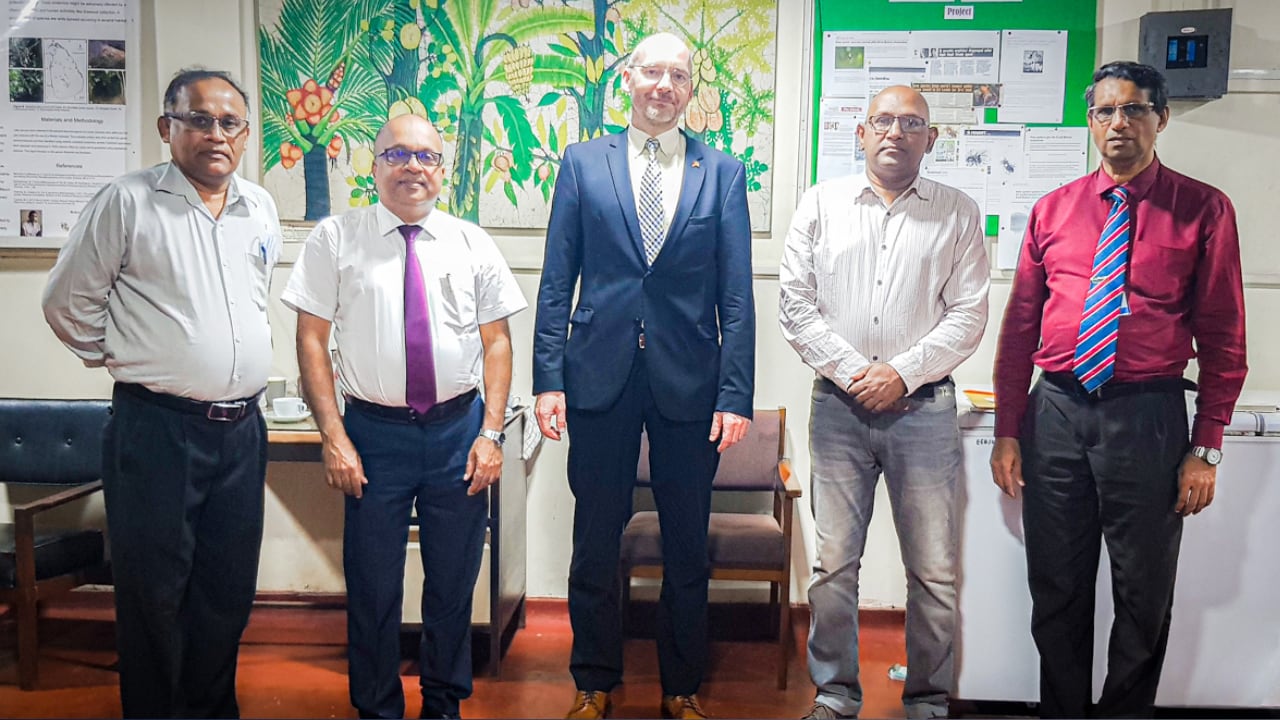 Mr. Holger Seubert Ambassador of the Federal Republic of Germany to Sri Lanka visited NIFS
