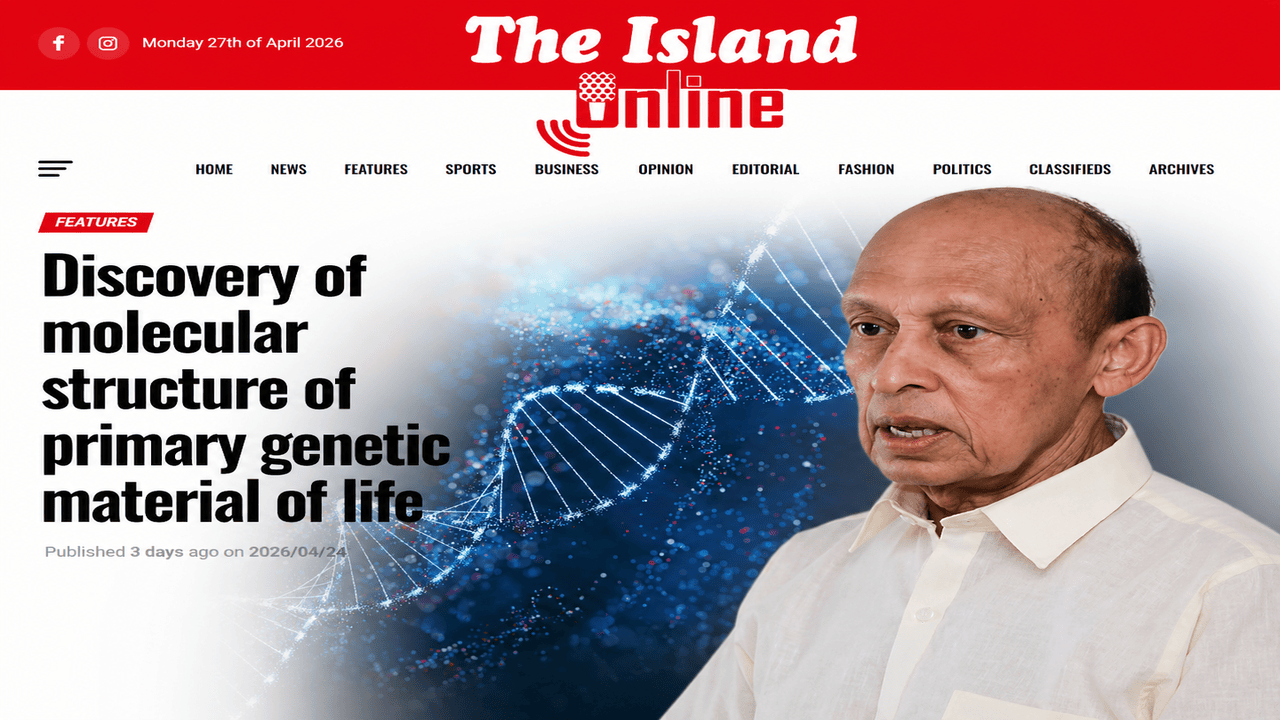Discovery of molecular structure of primary genetic material of life
